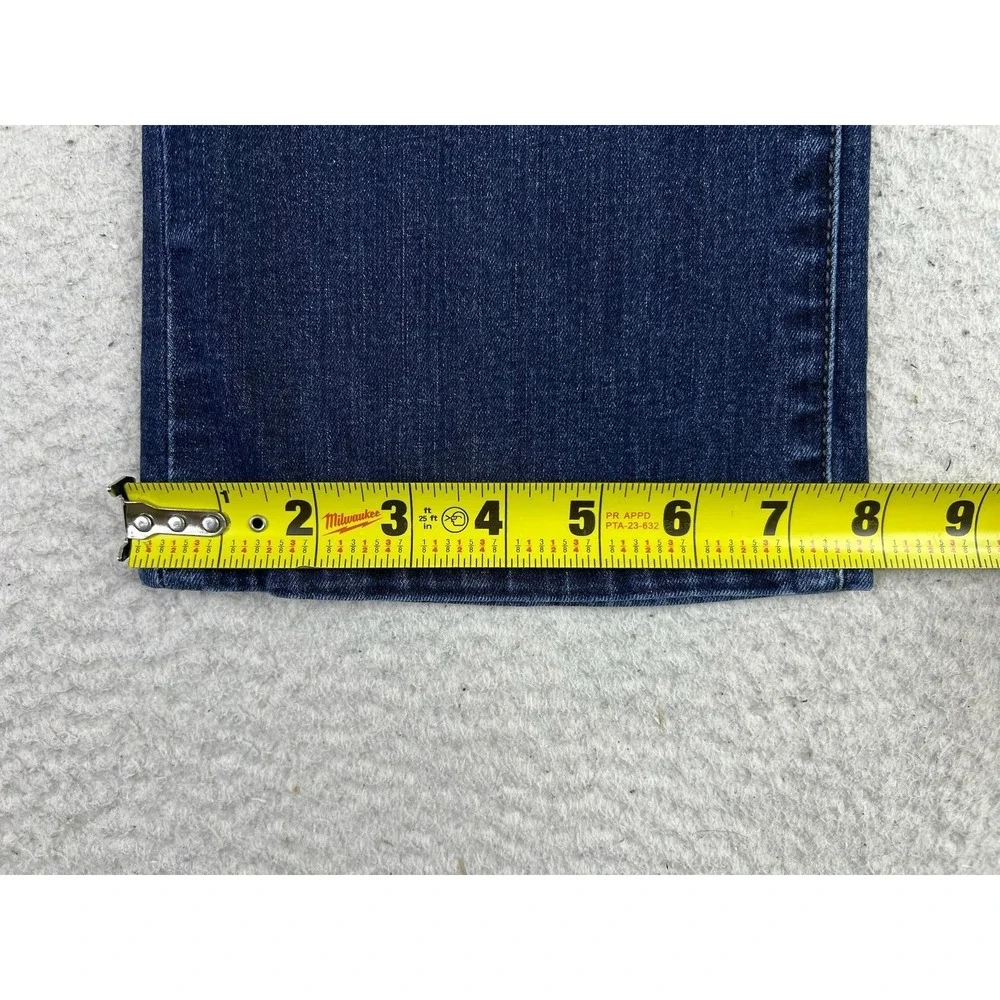 Lucky Brand Brooke Slim Boot Jeans Womens 8/29 Blue Dark Wash Mid Rise Stretch